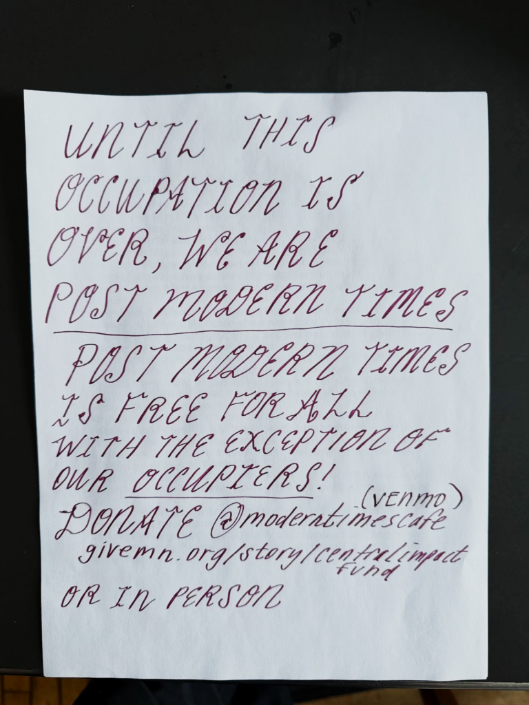 Message From Dylan A, Owner Post Modern Times