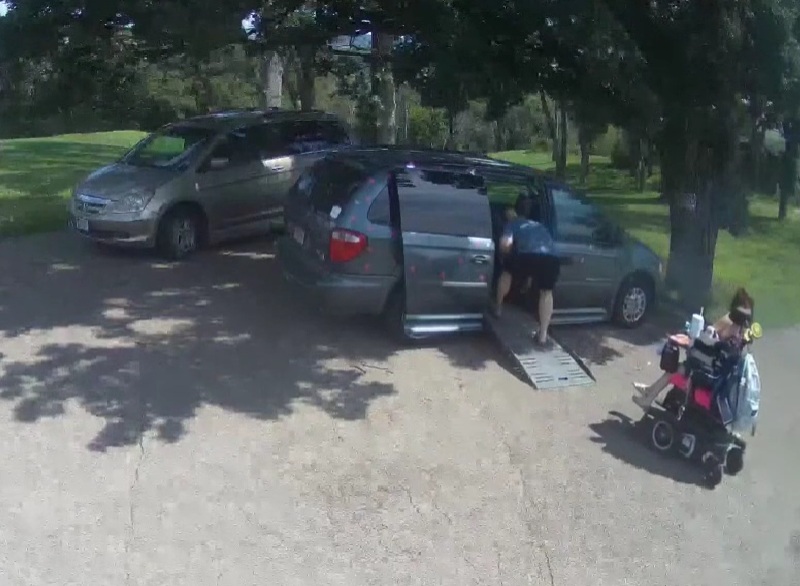 Wheelchair-accessible van