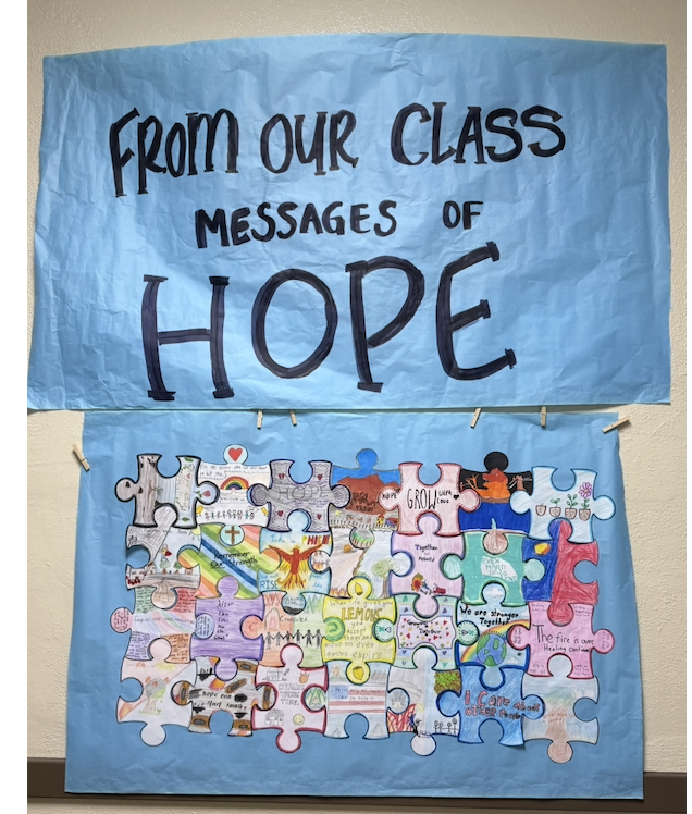 Messages Of Hope Ms. Arellano's 5th Grade Class