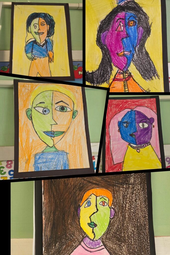 Mr. Cesarani's Self Portraits Mr. Cesarani's 1st Grade Class