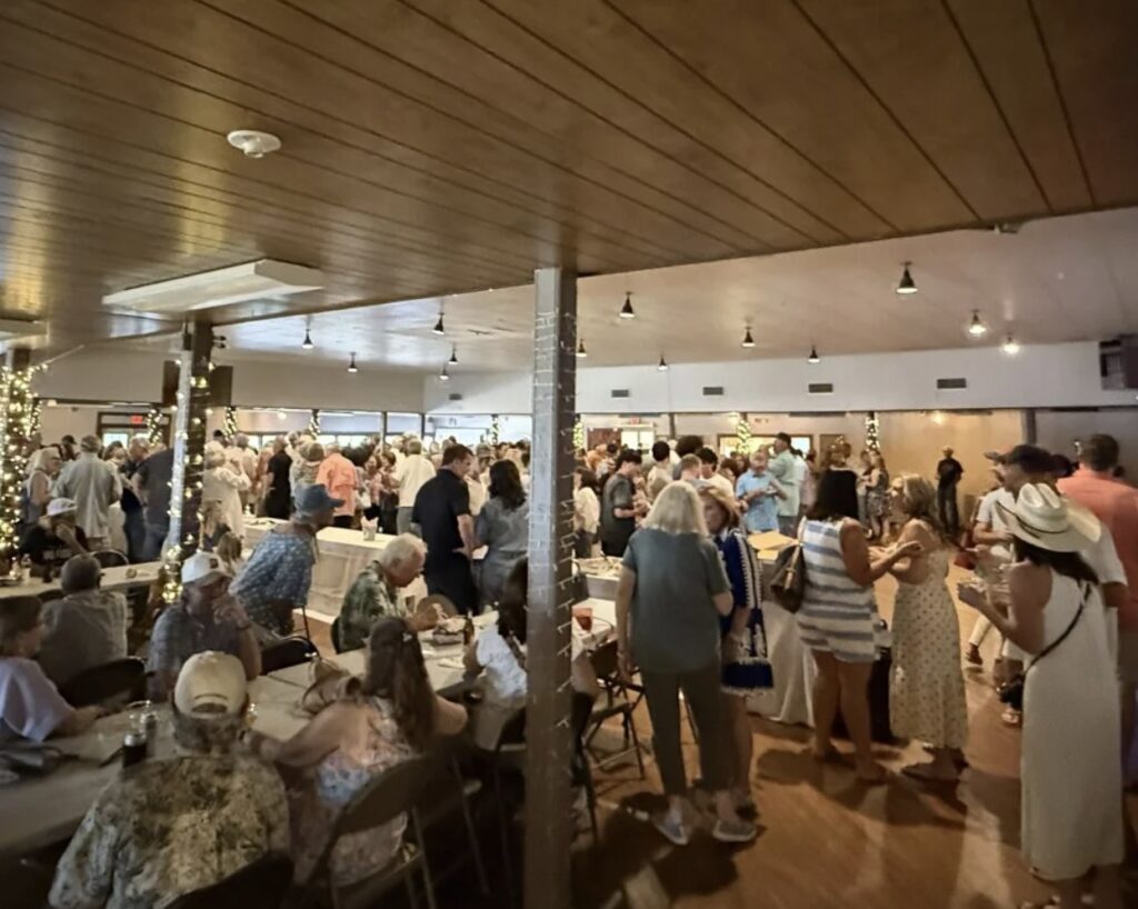 The community of Round Top, Texas turned out by the hundreds to support a local café owner injured in an accident involving scalding hot grease.