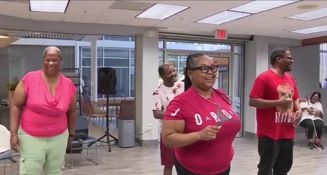 Blind dance instructor feels the rhythm