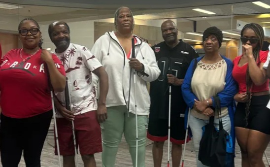 Blind dance instructor feels the rhythm