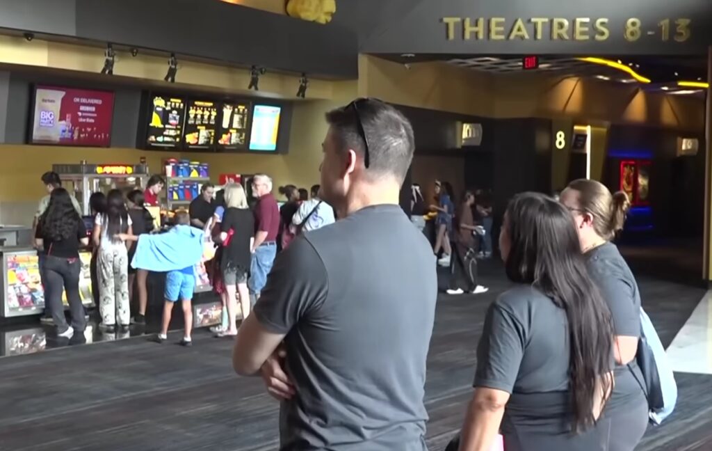 School Resource Officer pays for students to see a movie.